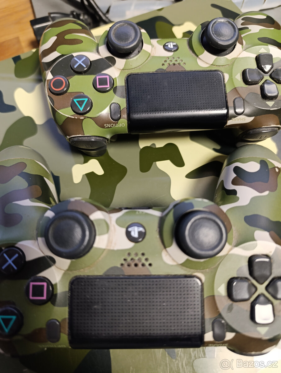 herní konzole SONY Playstation 4 - 1TB + 2x ovladač bezdrát - 9