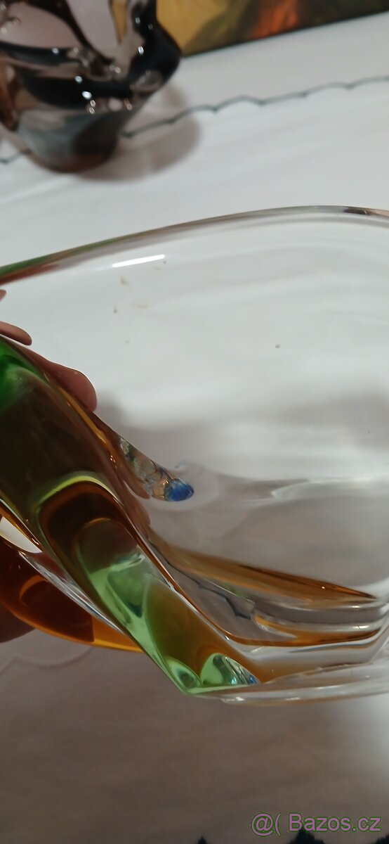 Nádherná miska Rhapsody hutní sklo. - 9