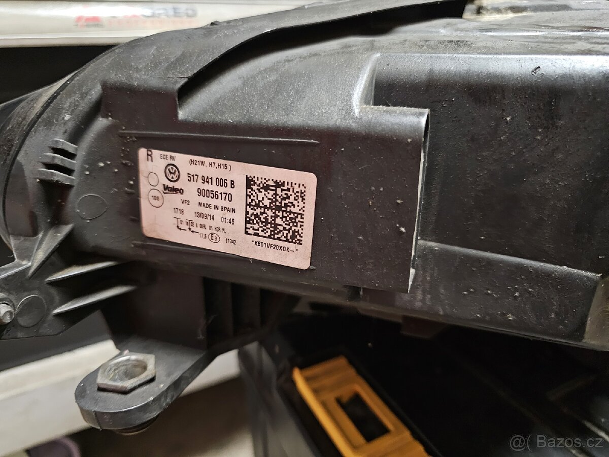 Pravé přední světlo VW Golf Sportsvan - 9