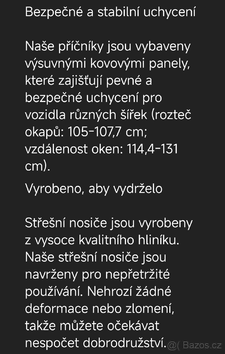 Příčníky VEVOR - 9