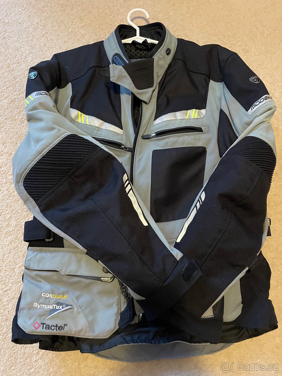 Textilní bunda MODEKA Aft Air černo/šedá M - 9