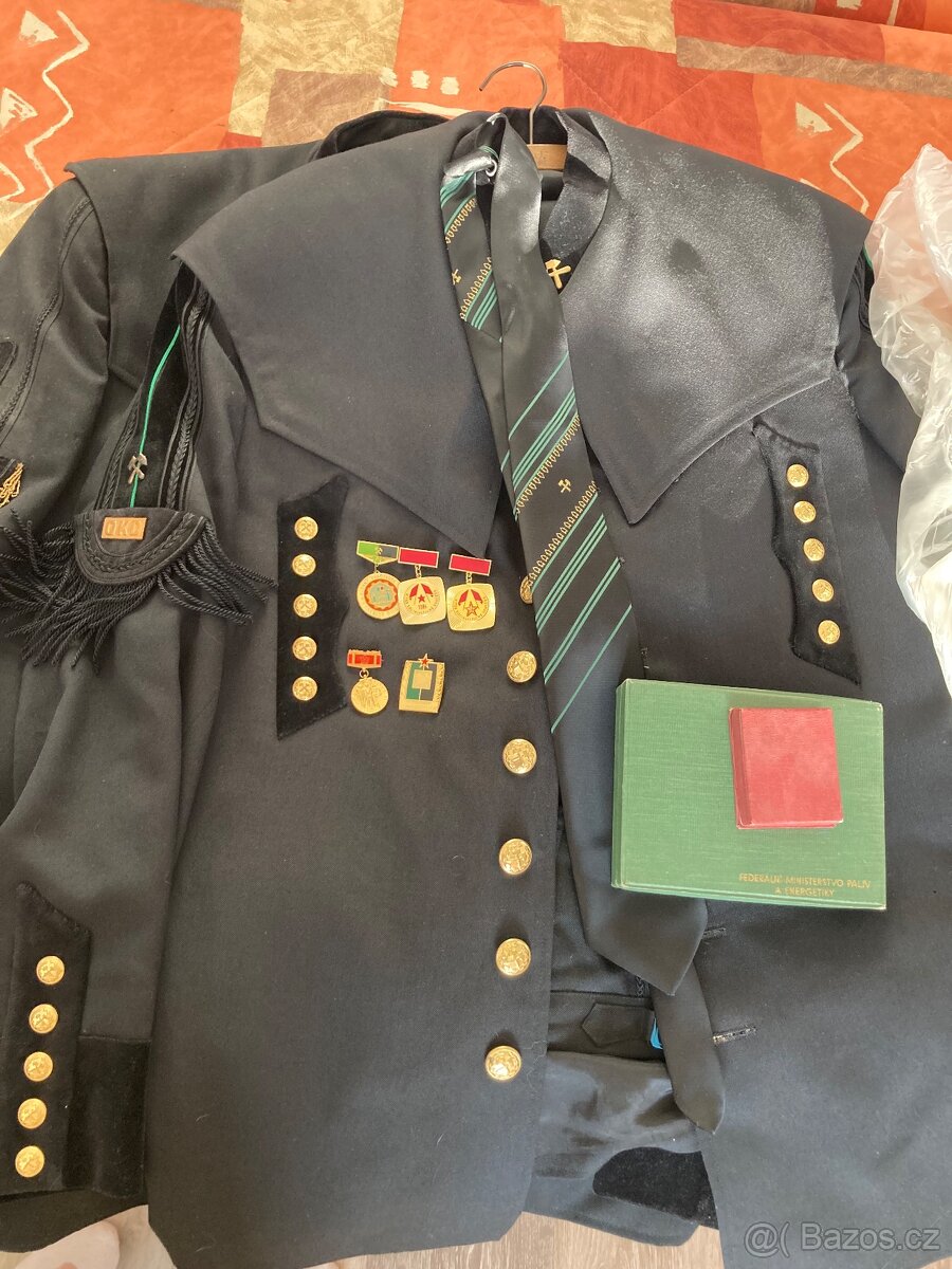 Hornické uniformy a medaile - 9