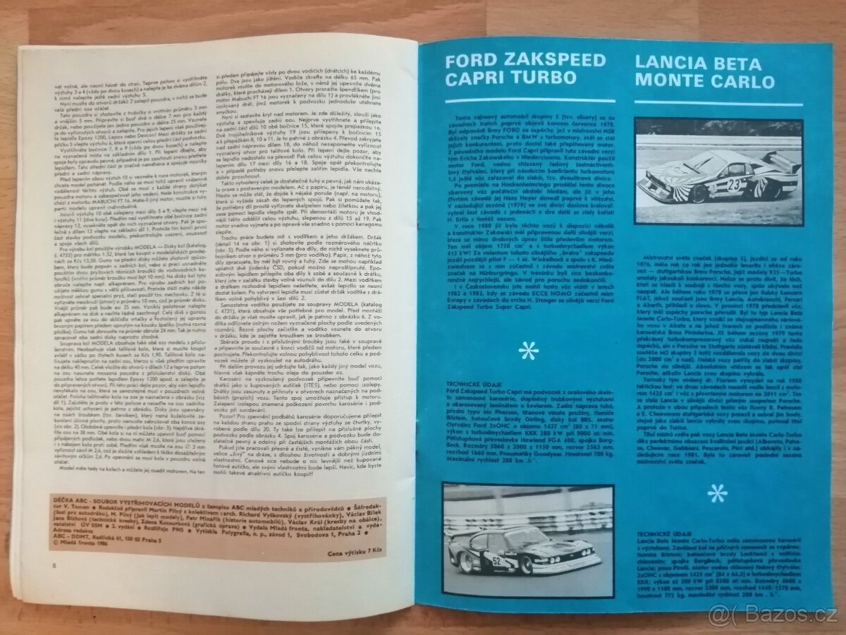 ABC DÉČKO, Speciál - Vystřihovací modely automobilů - 9