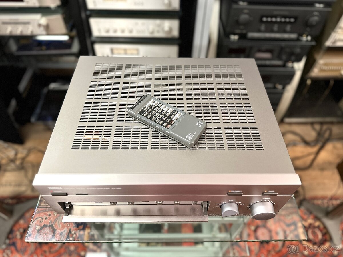 YAMAHA AX-590 (r.1995) 2x100W, dálka, TOP STAV - 9