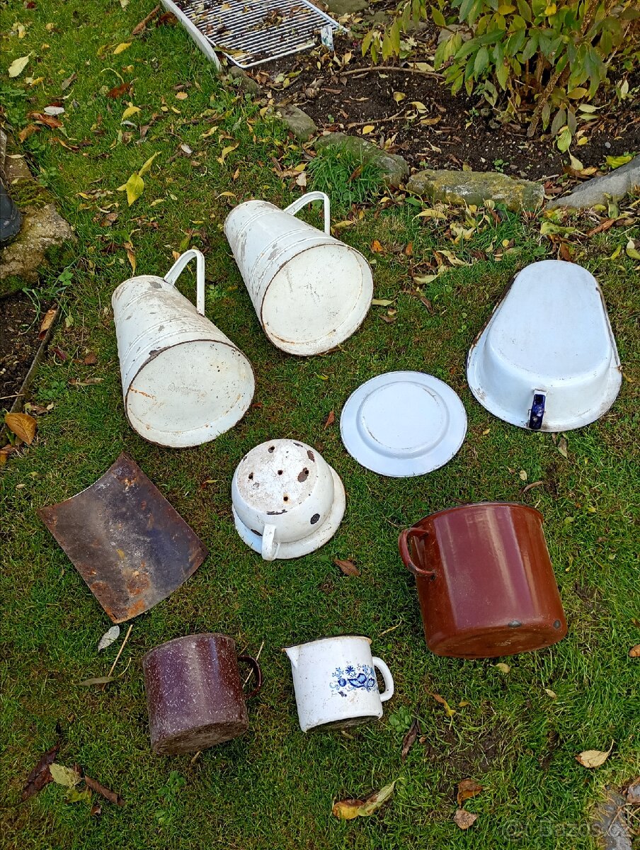 Různé Staré Smaltované Věci - 9