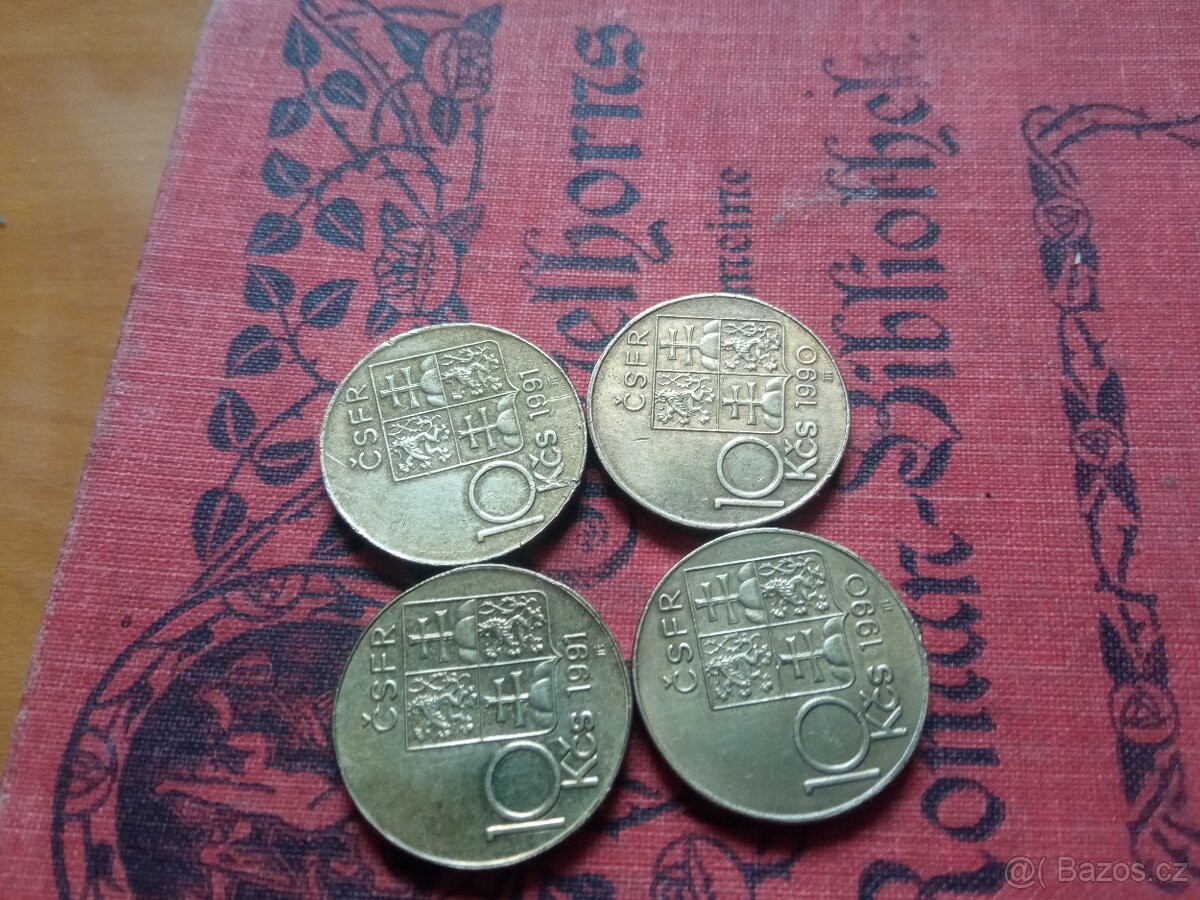 MINCE 10 KČS MASARYK+ ŠTEFÁNIK - 9