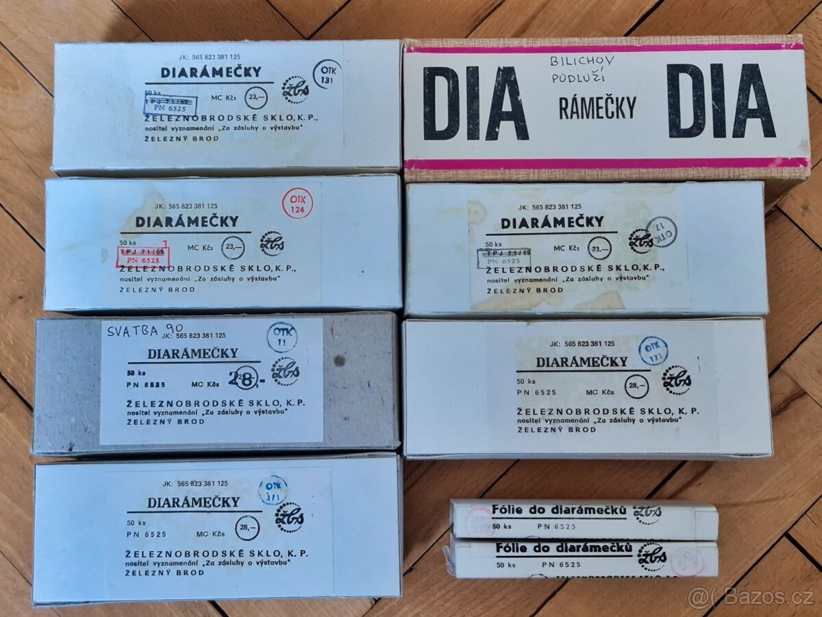 Diaprojektor Malicolor SL, pův. zár. list, rámečky - 9