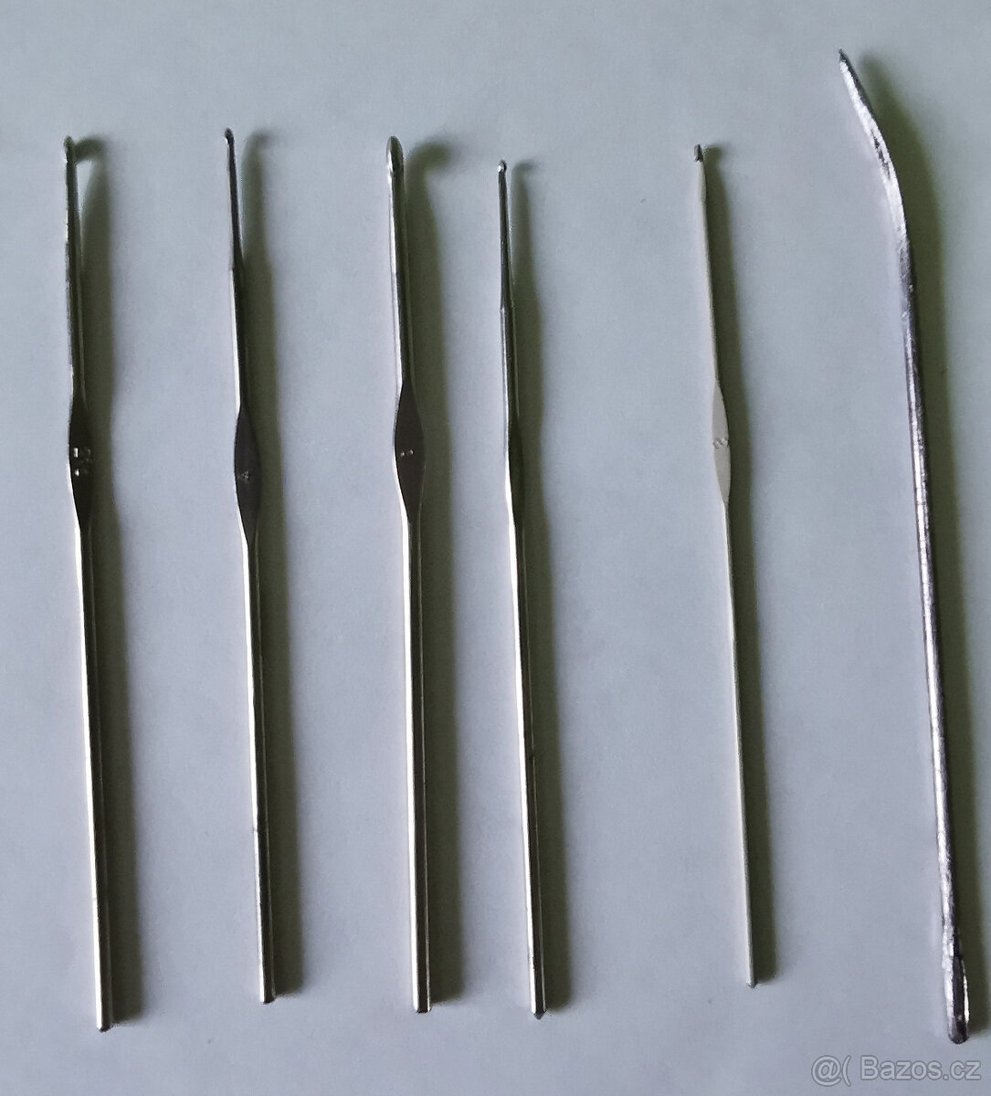 Sada retro háčků na háčkování – 25 ks (70.–90. léta, mix - 9