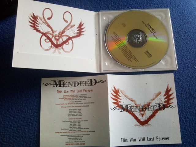 CD Mendeed – This War Will Last Forever 2006 digipac - 9