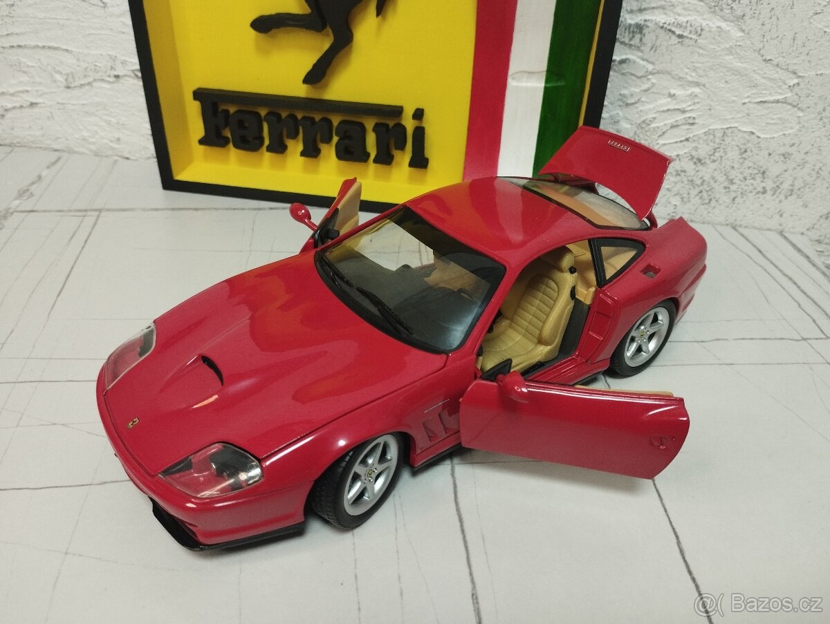 Ferrari 550 Maranello 1/18 Hot Wheels - 9