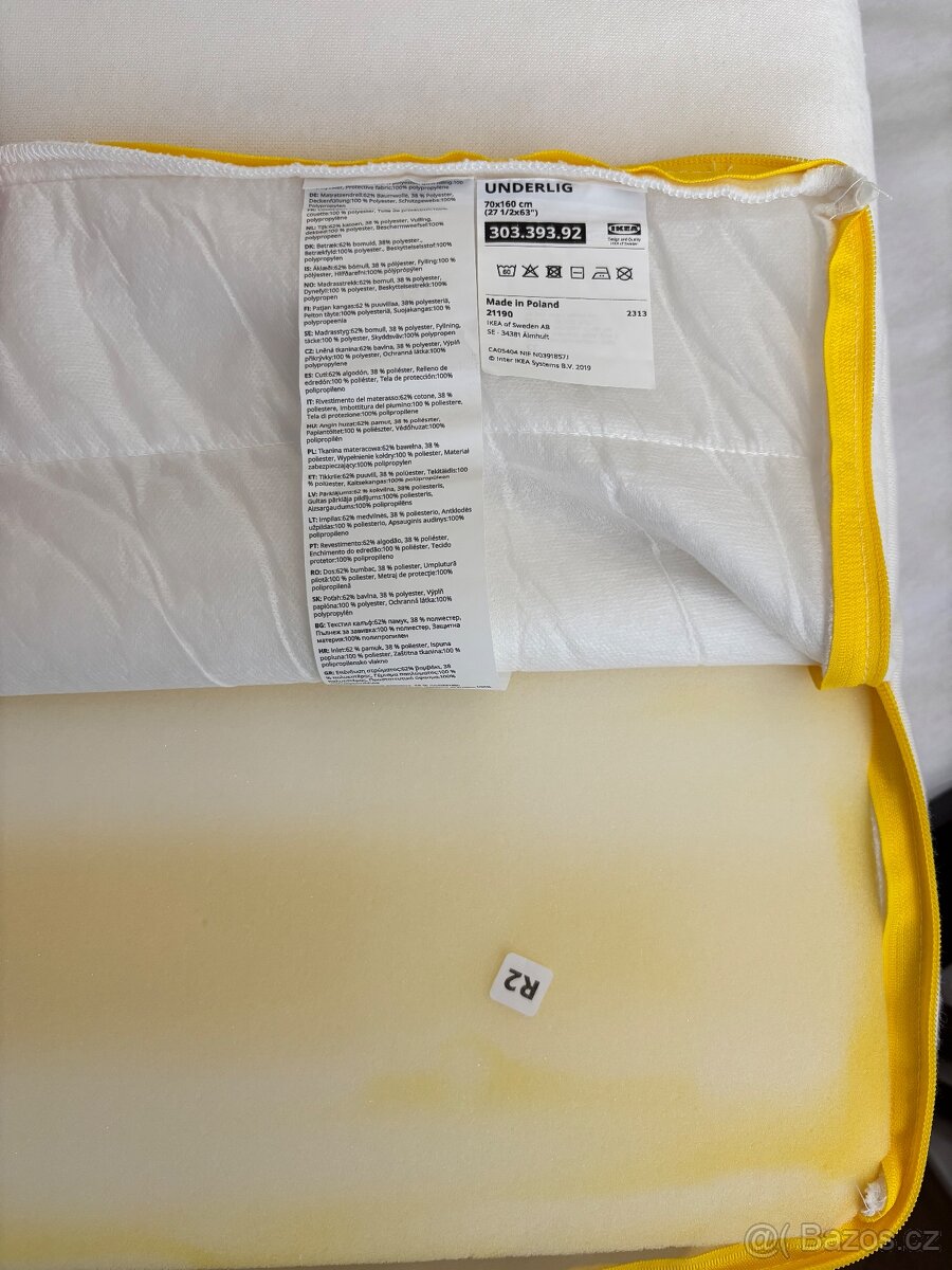 IKEA Dětská postel se zábranou vč. roštu a matrace - 9