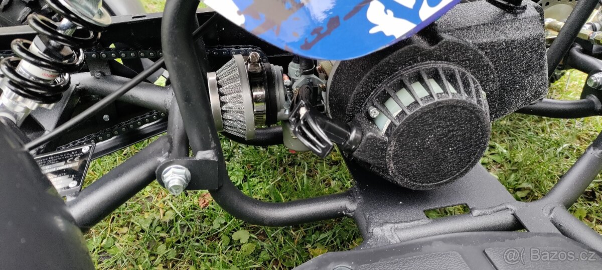 Nová modrá dětská čtyřkolka 50ccm Dragon - 9