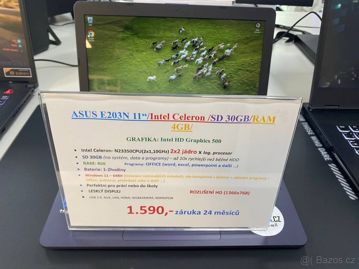 ASUS E203N 11“/Intel Celeron /SD 30GB/RAM 4GB/ GRAFIKA: Inte - 9