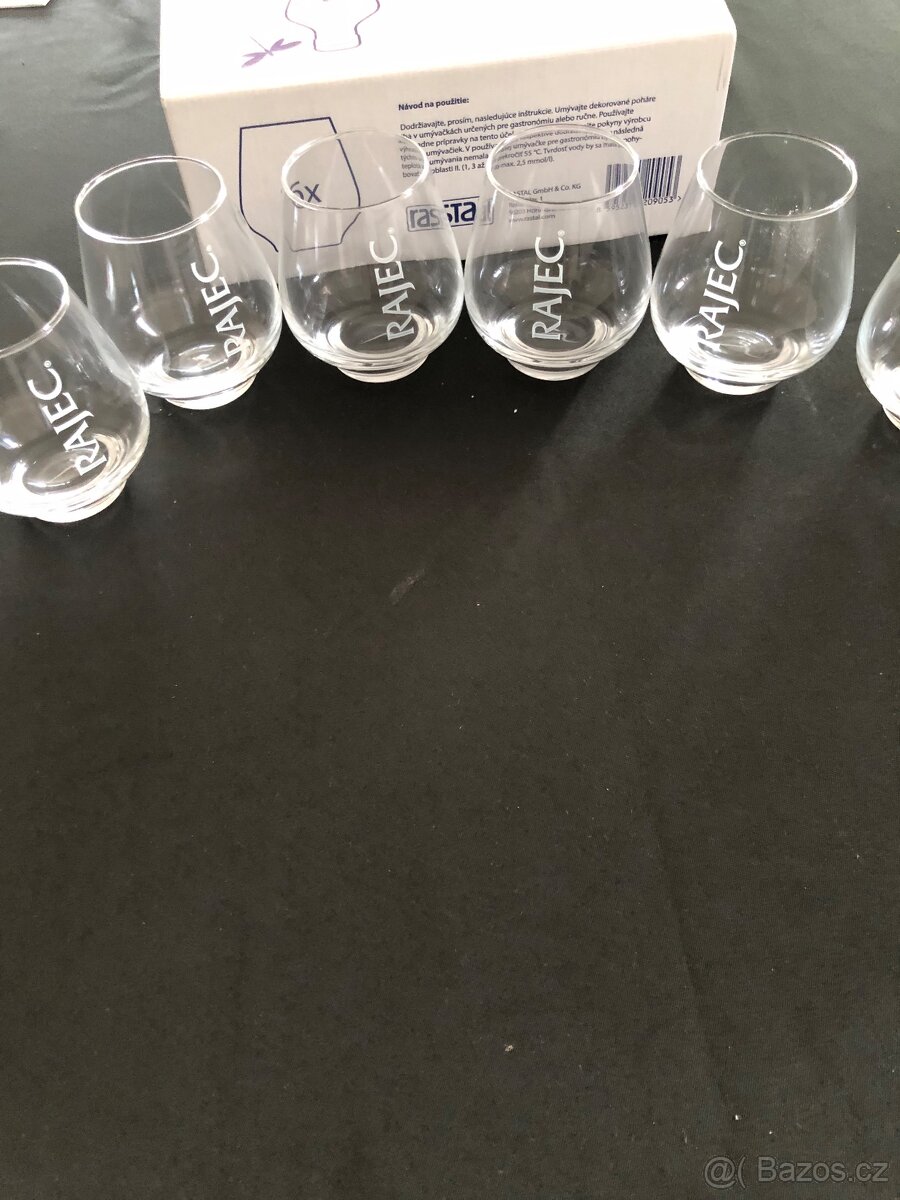 Krásné skleničky 0,2l Rajec nové - 9