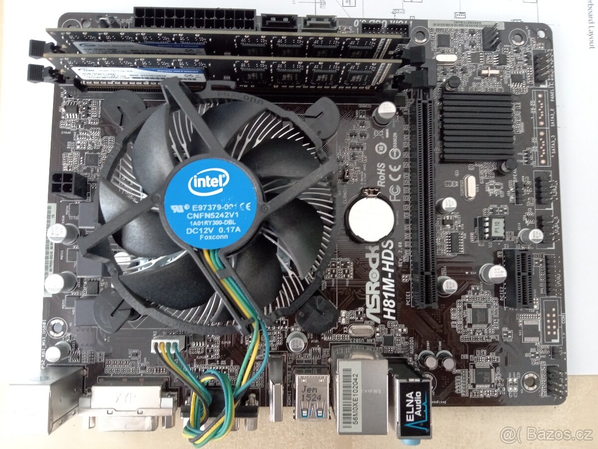 ASRock H81M-HDS - Core i3-4170, 8GB RAM - 9
