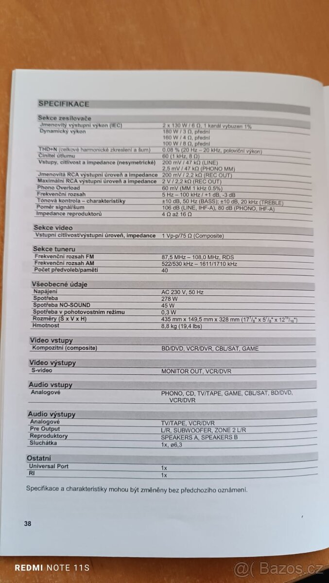 Onkyo TX-8030 vada - 9