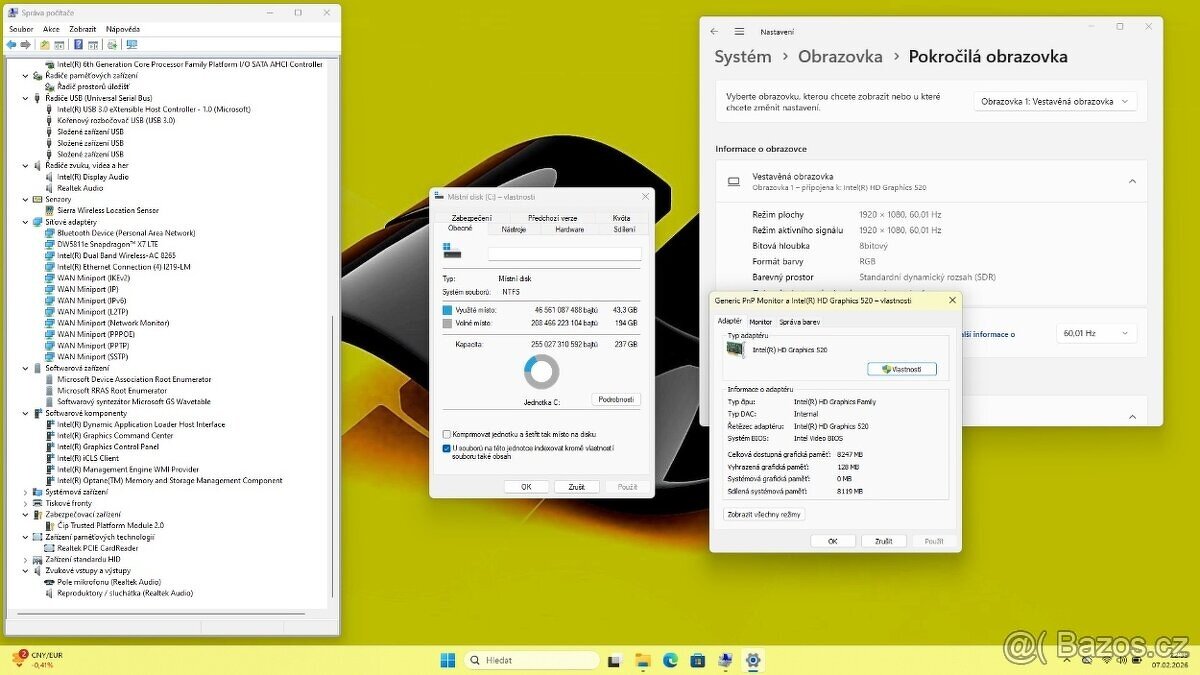 DELL 7480 /i7-6600/16GB/SSD256GB/FULLHD/WIN11/ZÁRUKA - 9
