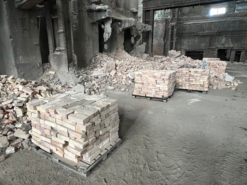 Šamotové cihly staré 100 let - 9