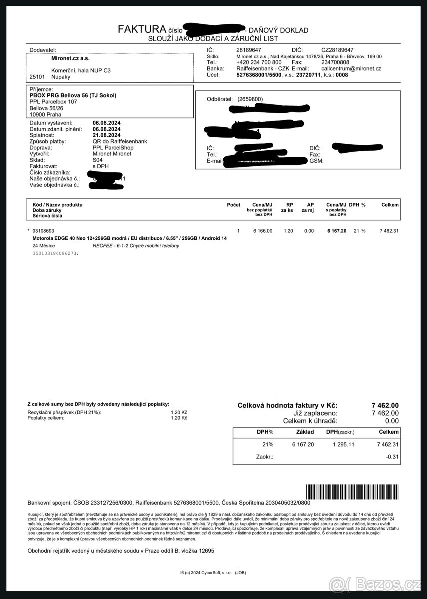 Motorola Edge 40 Neo (rok starý, s fakturou) - 9