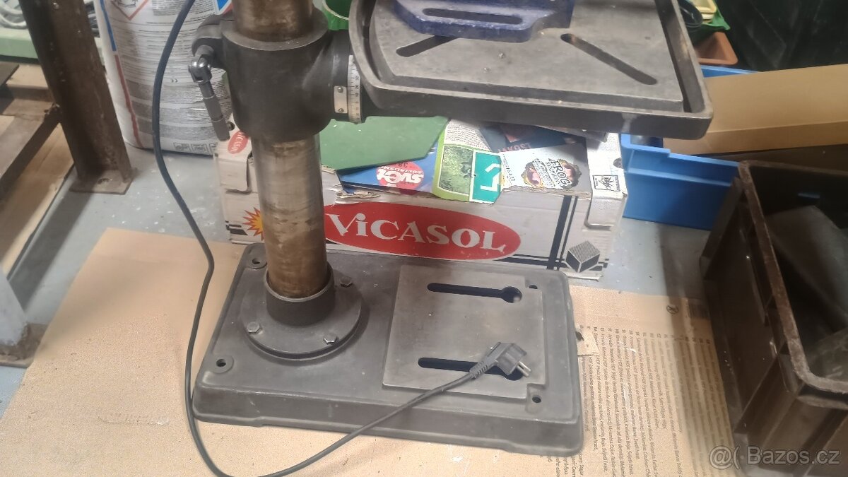 Sloupová vrtačka Proma E 1516B a podstavec - 9
