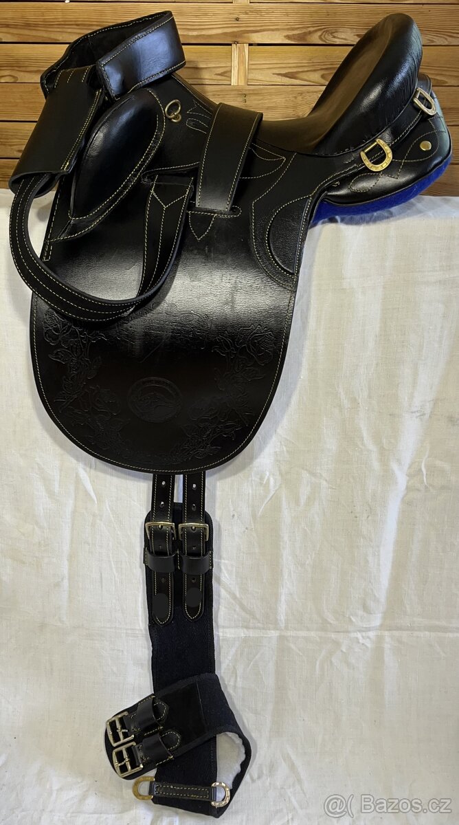 Australské sedlo bez hrušky černé - 9