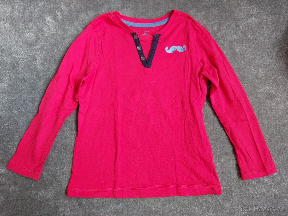 Tričko dlouhý rukáv 110/116 - 9