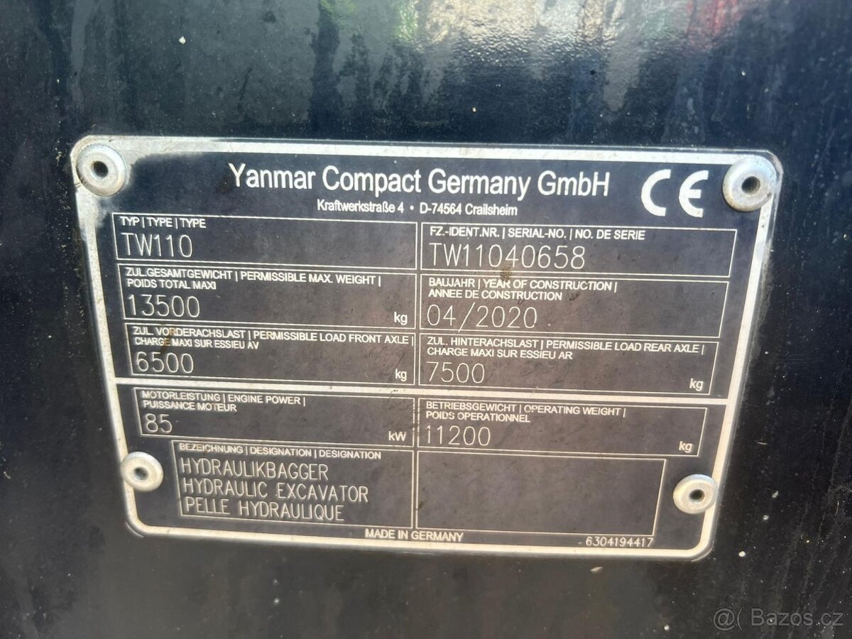 Kolové rypadlo Schaeff TW 110 - 9