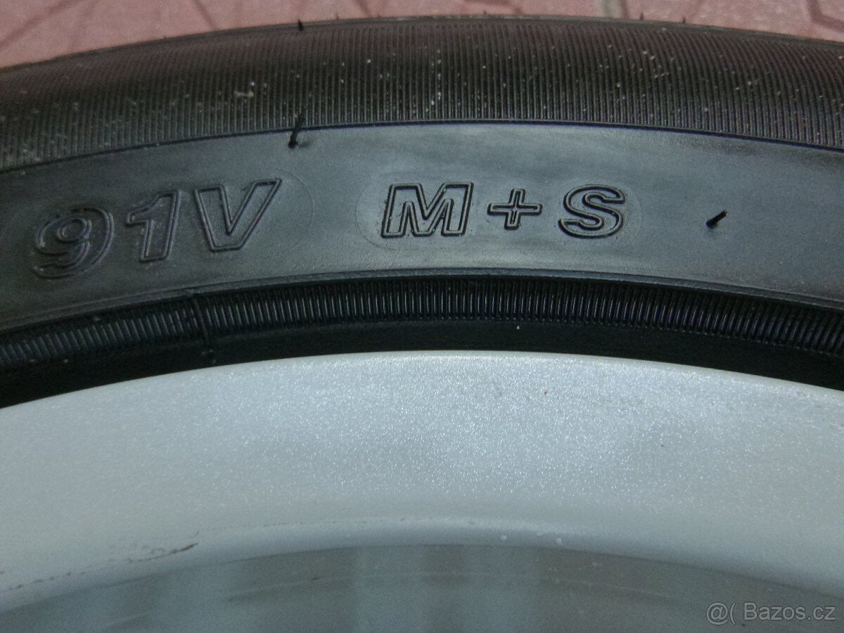 Celoroční alu sada disky kola originál Fiat 4x98 7Jx16 ET31 - 9