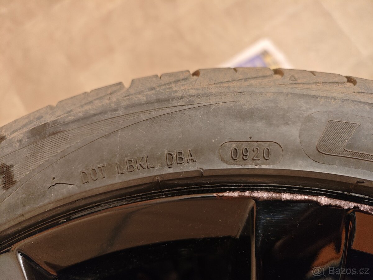 VW Arteon Chennai Alu kola 5x112 R19 ET40 +letní pneu - 9