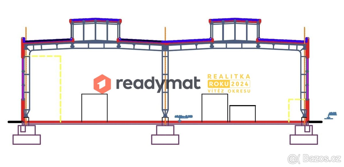 Pronájem skladu 3070 m2, Hodonín - 9