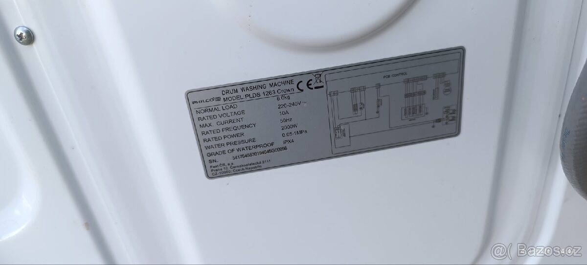 Prodám pračku zn. Philco - 9