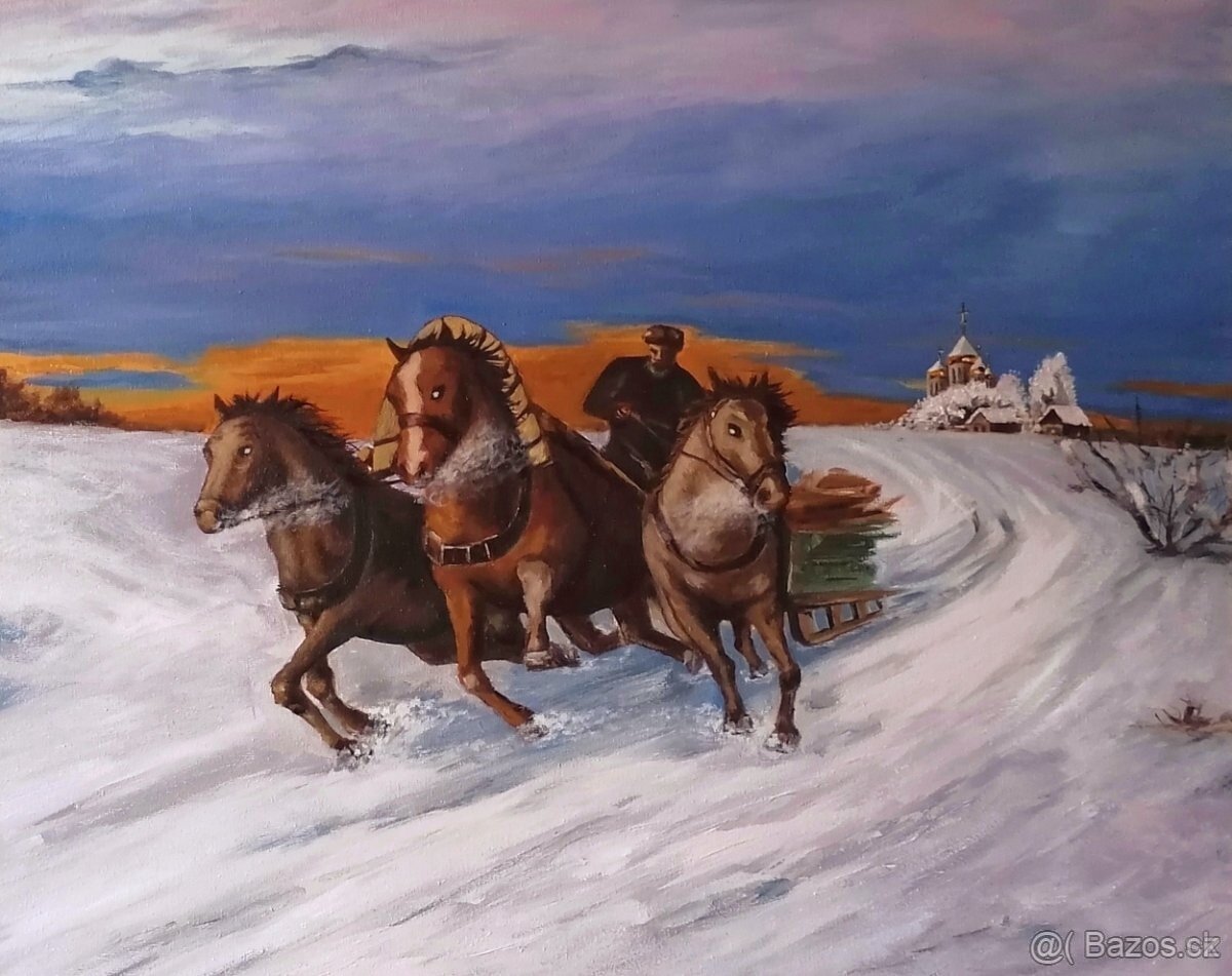 Ručně malovaný obraz – Olejomalba – Zvířata, domácí mazlíček - 9