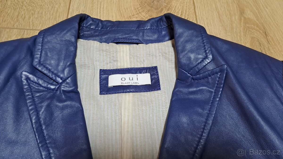 Luxusní kožené sako OUI – 100% pravá kůže, vel. 38 - 9