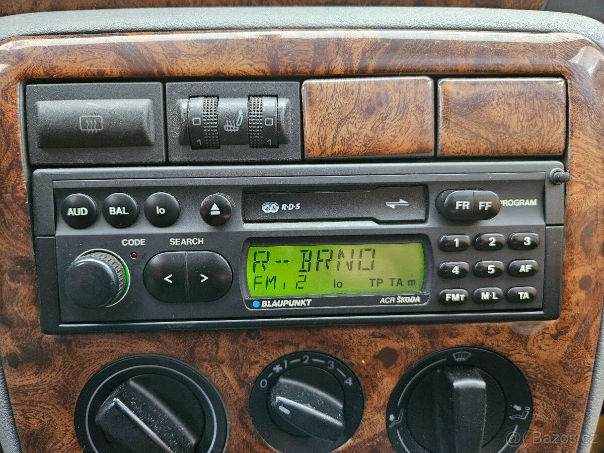 Škoda ACR autorádio Blaupunkt + šuplík - 9