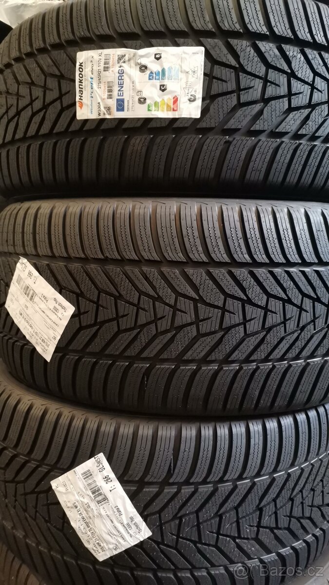 21"original Mercedes Gls W167 s novými zimními pneu Hankook - 9