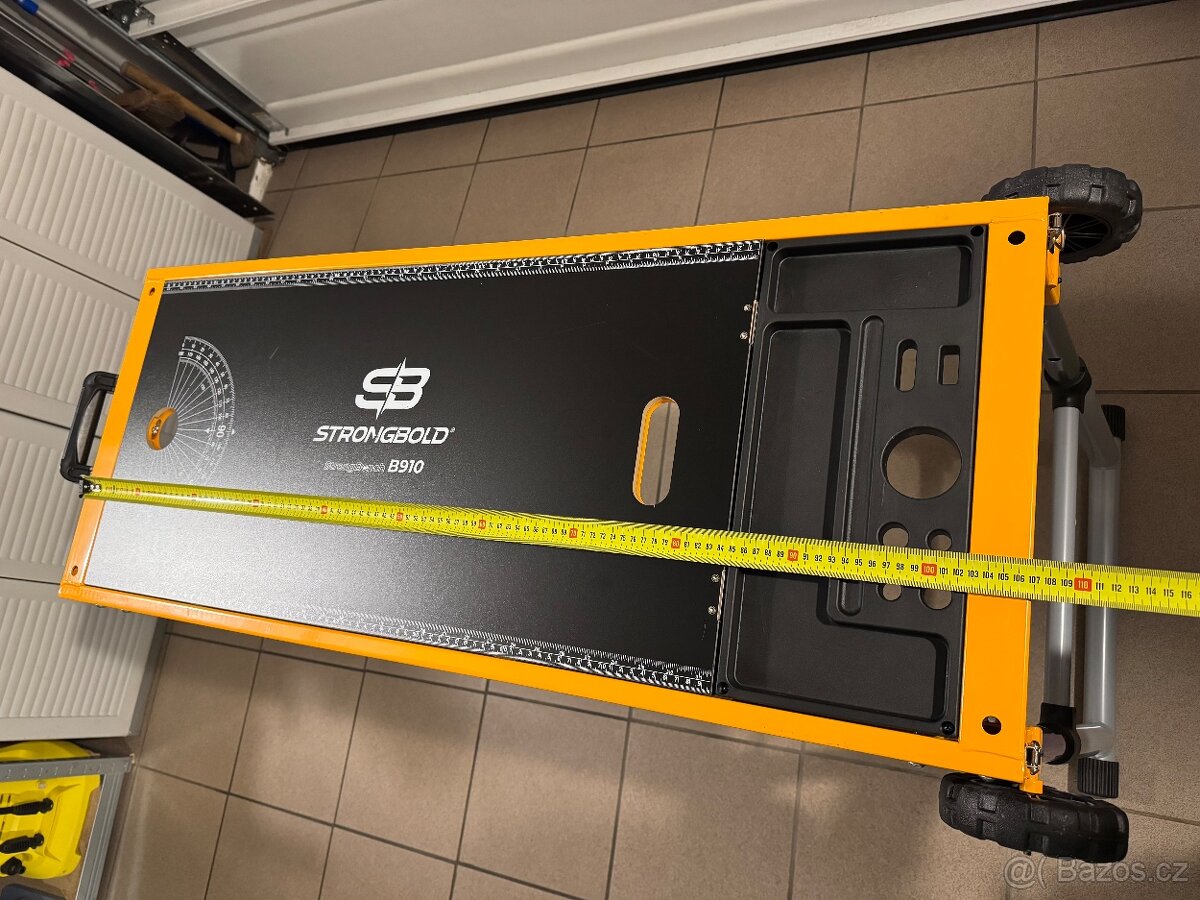 STRONGBOLD StrongBench B910 – multifunkční skládací stůl TOP - 9