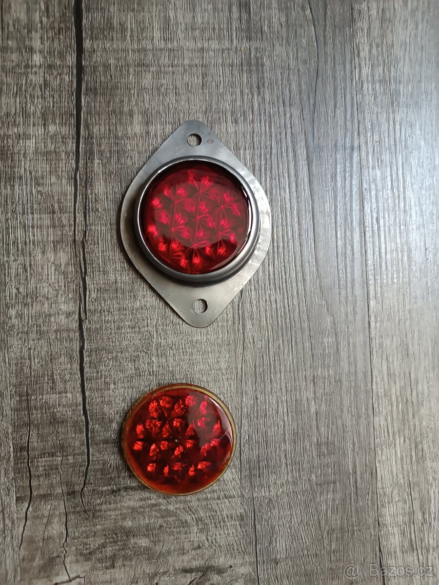 Ciferník tachometru výrobní štítek zadní světlo žárovka 6V - 9