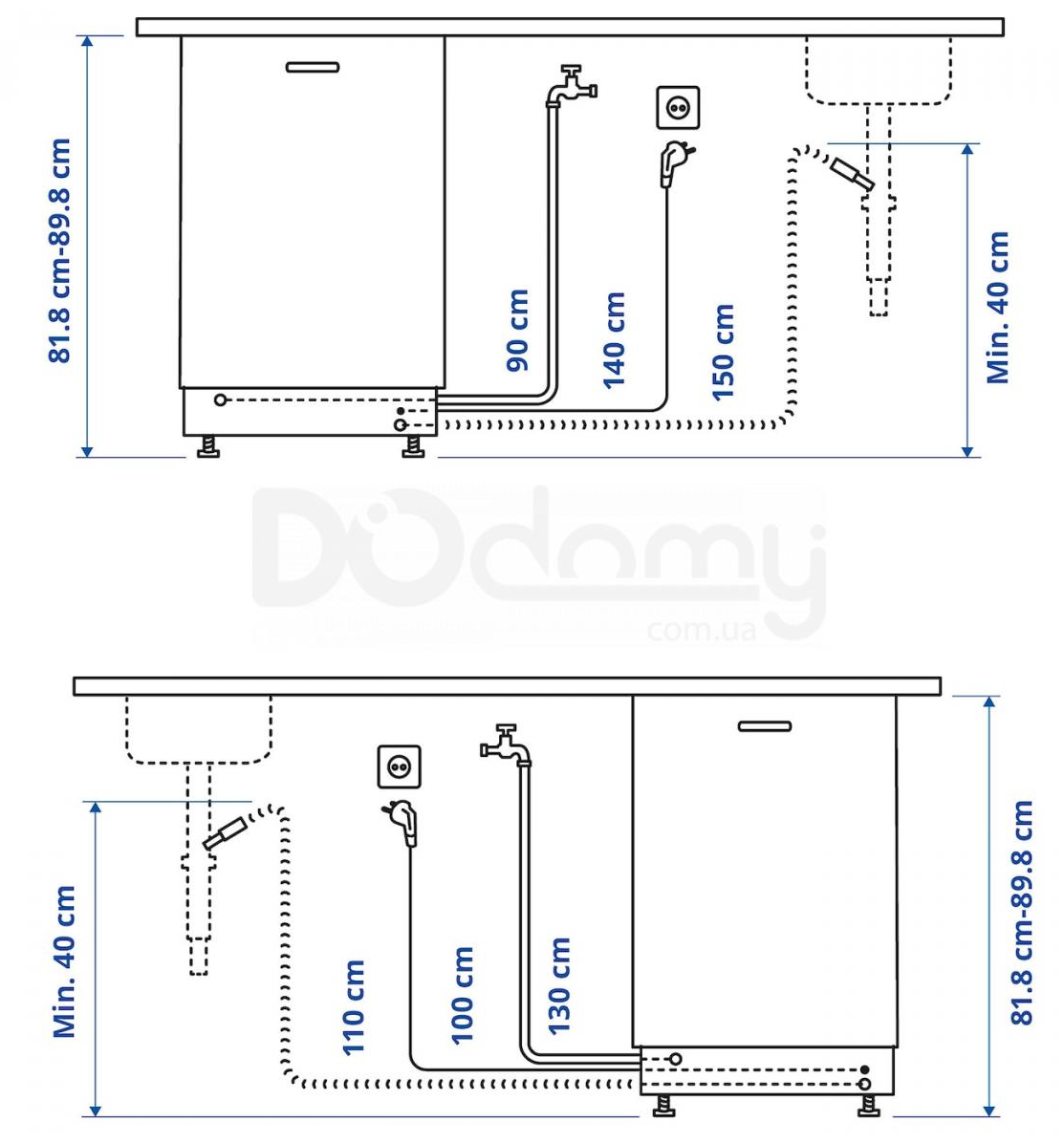 IKEA LAGAN vestavěná dotyková myčka 60 cm automatické dvířka - 9