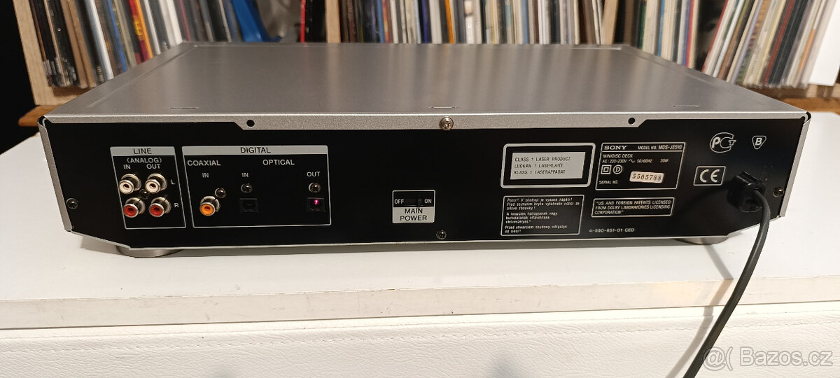 SONY MDS-JE510 Stereo Minidisc Player-Recorder - 9