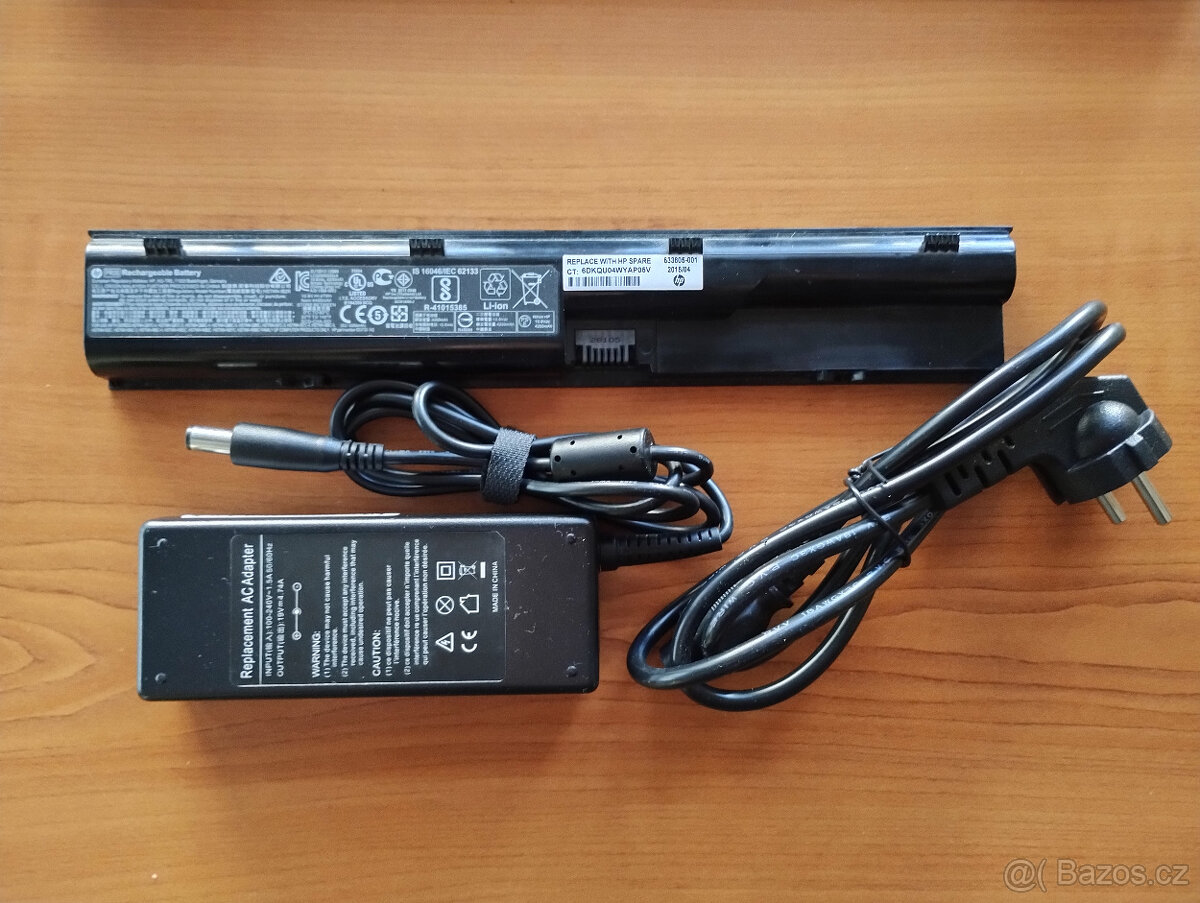 notebook HP ProBook 4540s + nový zdroj a baterie, WIN 11 - 9