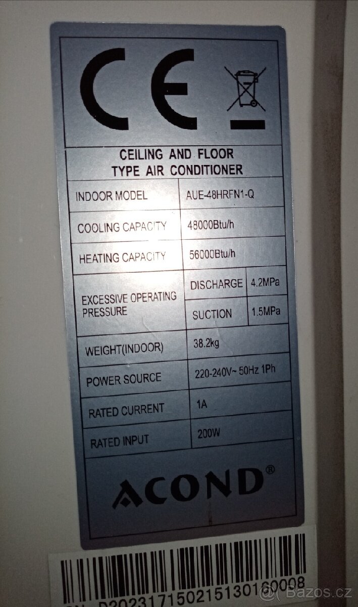 Velká výkonná klimatizace Acond AOEU-60HDN1-R - 9