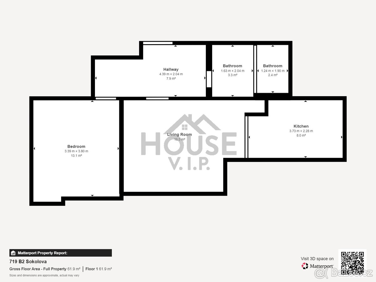 Pronájem bytu 2+kk, 60 m², Praha 8 - Karlín., ev.č. 00953 - 9