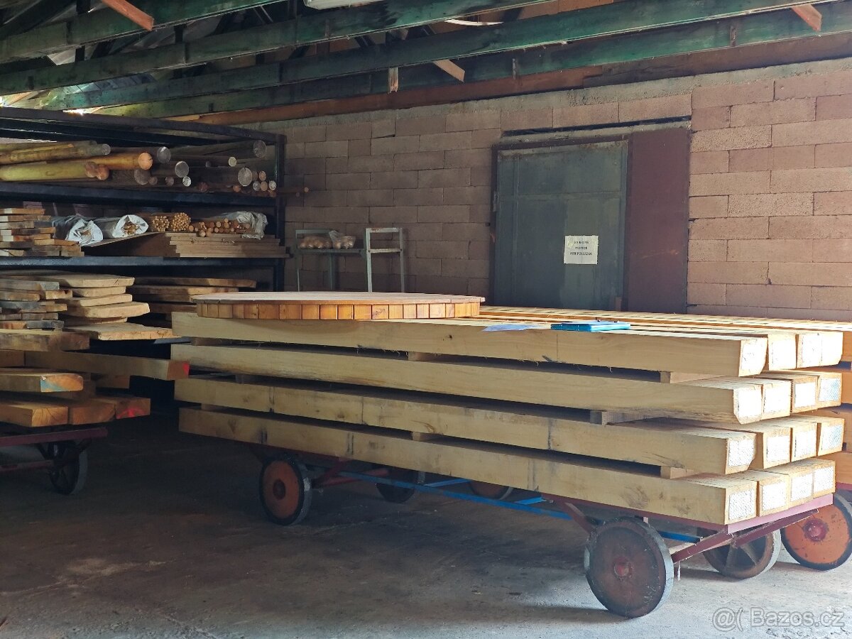 Dubové pražce a hranoly nové, vysušené I. tř. 15x26x400 cm - 9