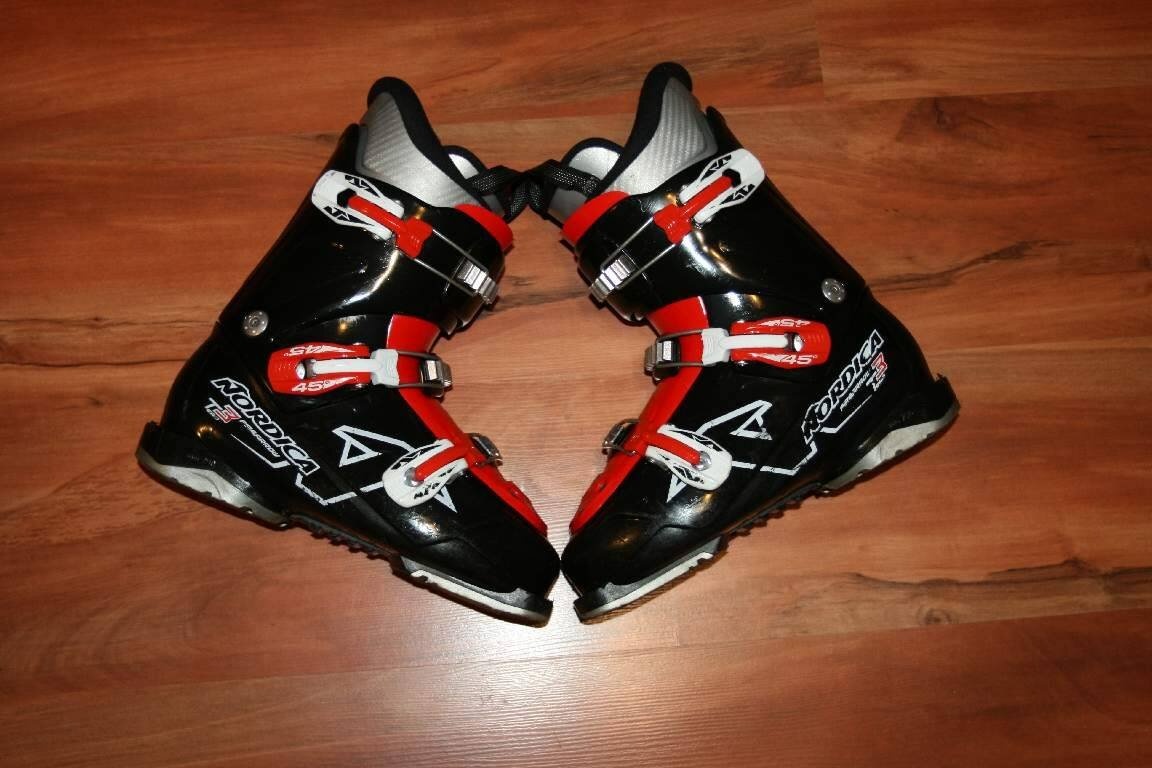 lyže Tecno 110 cm , hadí kuze , lyžaky - 9