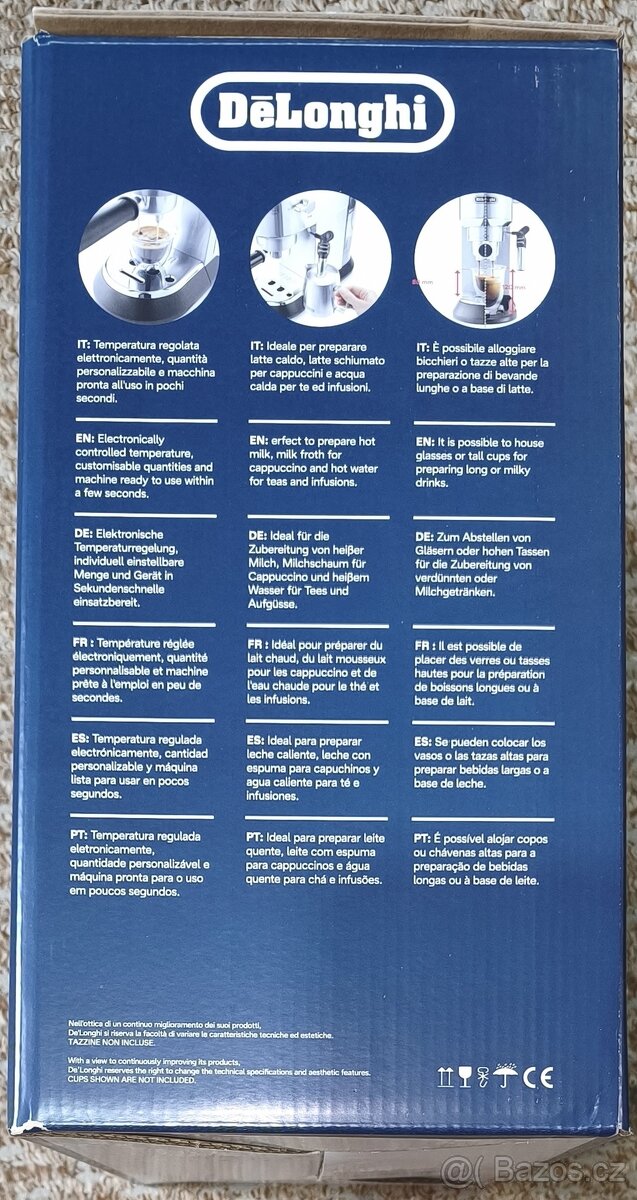 Pákový kávovar De'Longhi Dedica EC 685.M - 9