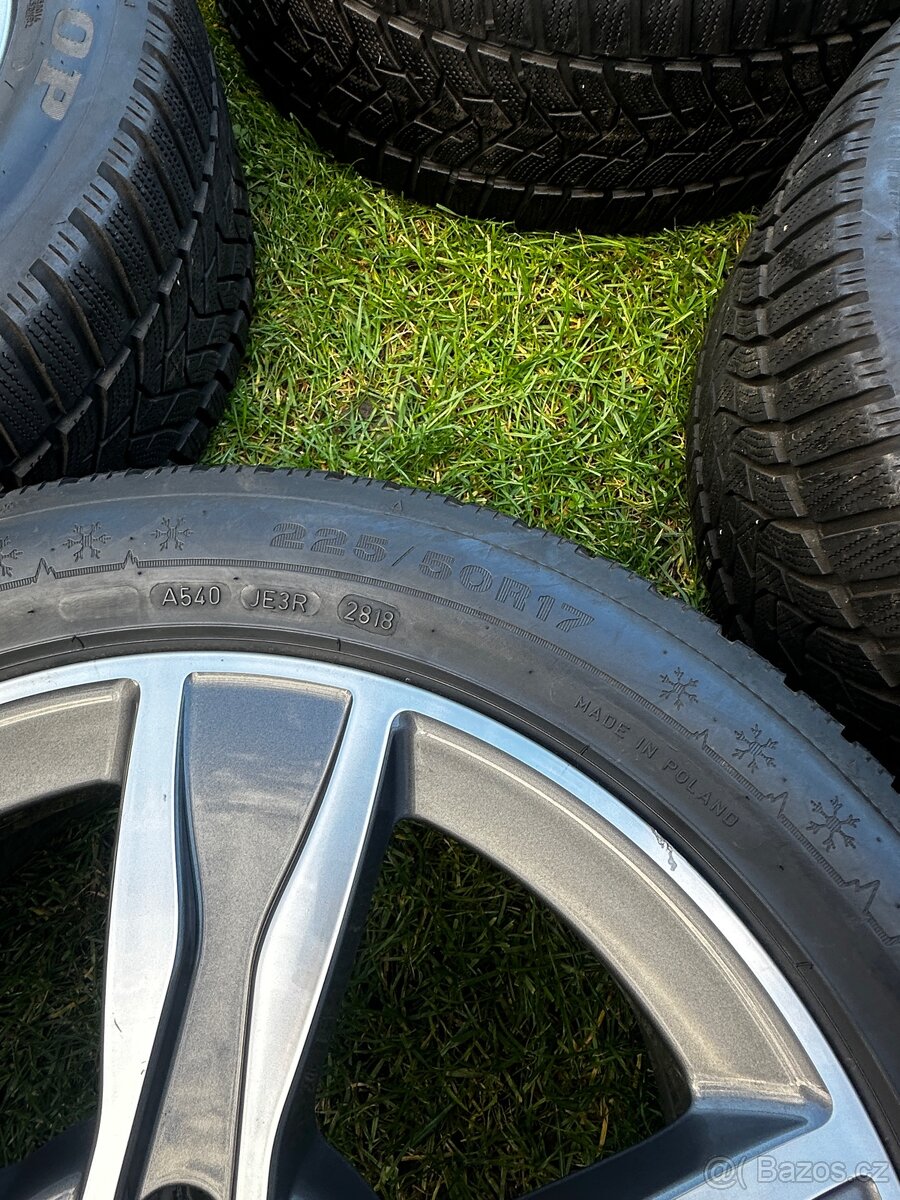 4x alu kola Mercedes + Dunlop Winter Sport 5 225/50 R17 94H - 9
