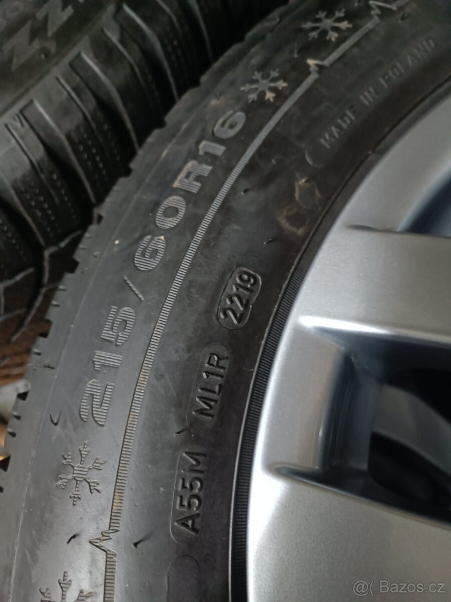 215/60r16 zánovní zimní sada 5x114,3 Hyundai i30 - 9