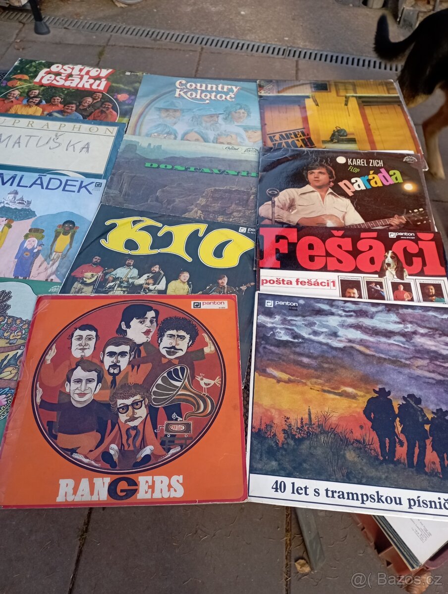 Folk, trampské LP 88 ks - 9