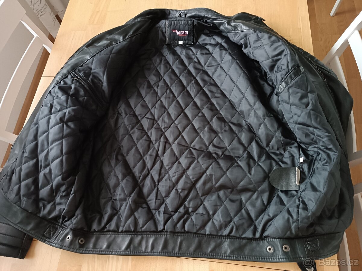 Pánská kožená bunda Brixton, XXXL. - 9