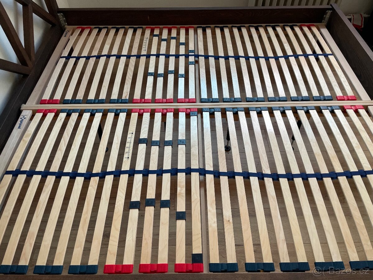 Manželská postel z masivu buk - 9